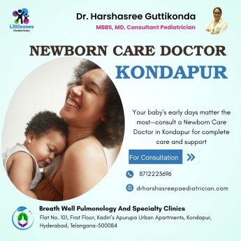 Newborn Care Doctor Kondapur | 87122 23696 | Dr. Harshasree